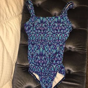 LANDS END one piece bathing suit
